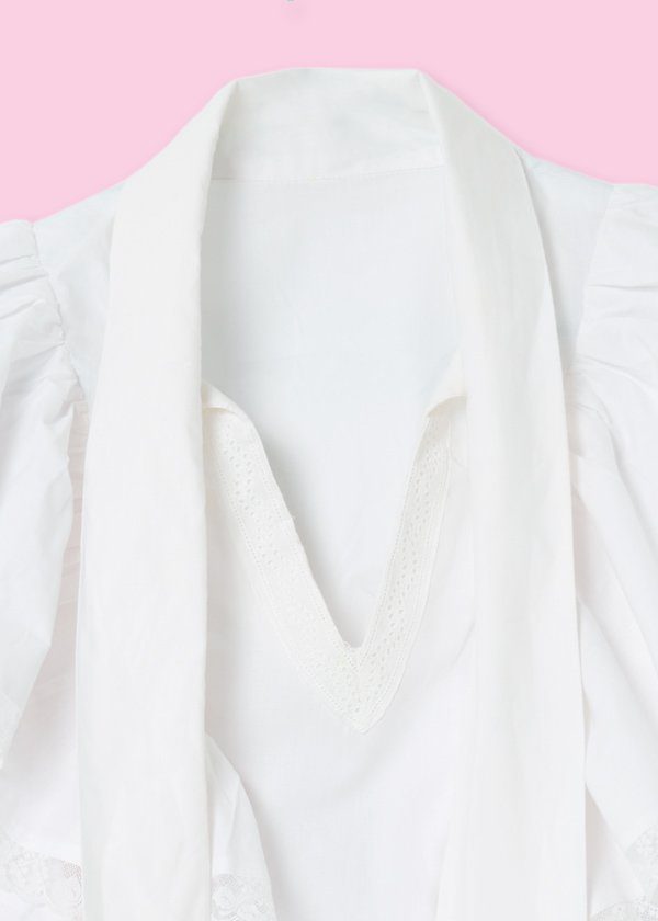 Blusa Lady Nancy Perfect White Blouse - Imagen 4