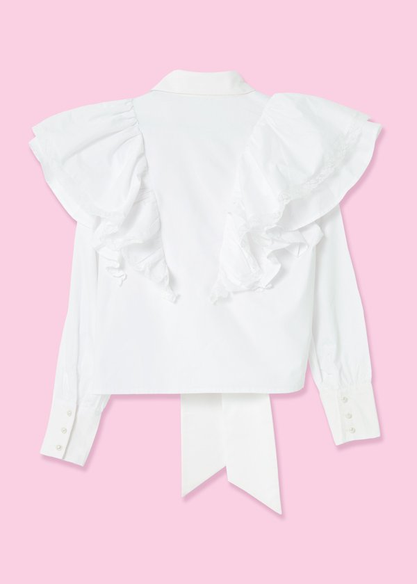 Blusa Lady Nancy Perfect White Blouse - Imagen 3
