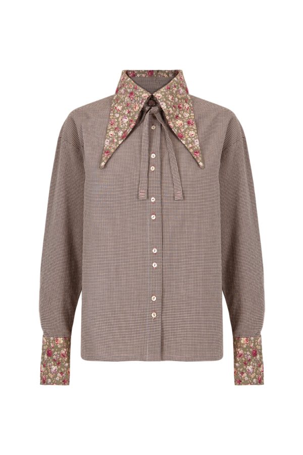Blusa Lady Styles Checks Shirt - Imagen 2