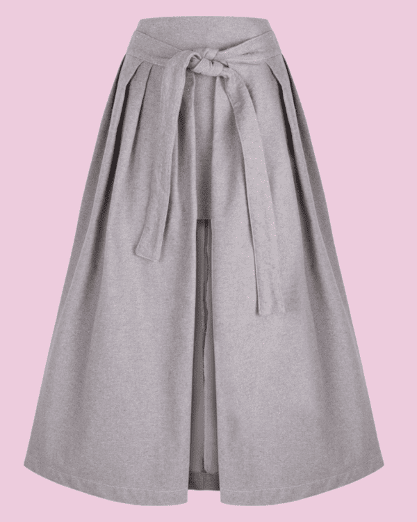 Falda midi vaquera
