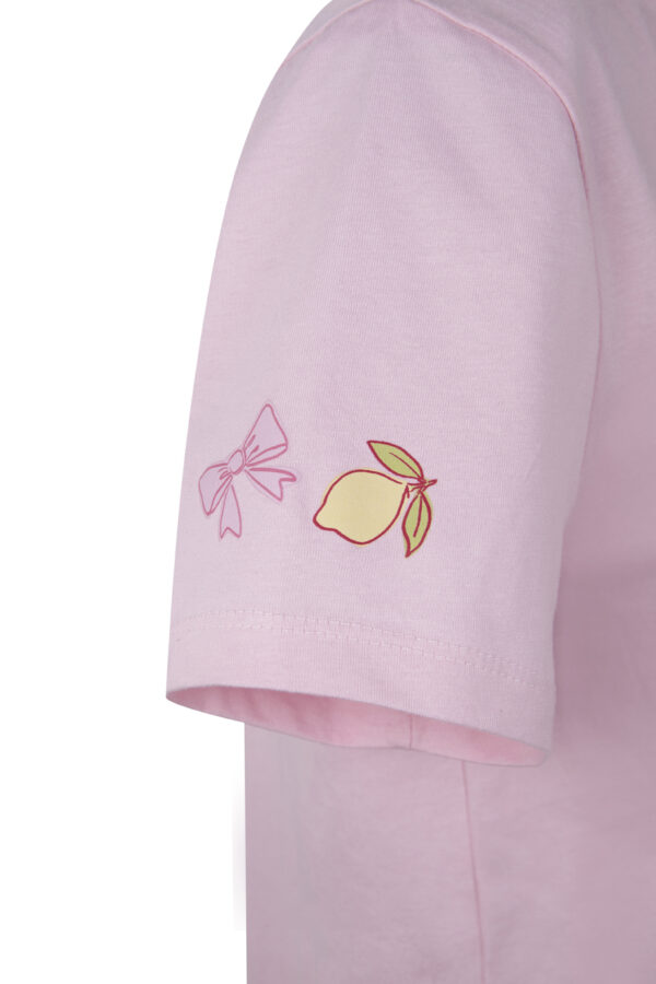 Lady Soccer / Organic Cotton Pink Tee / The Curiousers meet Celipe Perroloco - Imagen 4