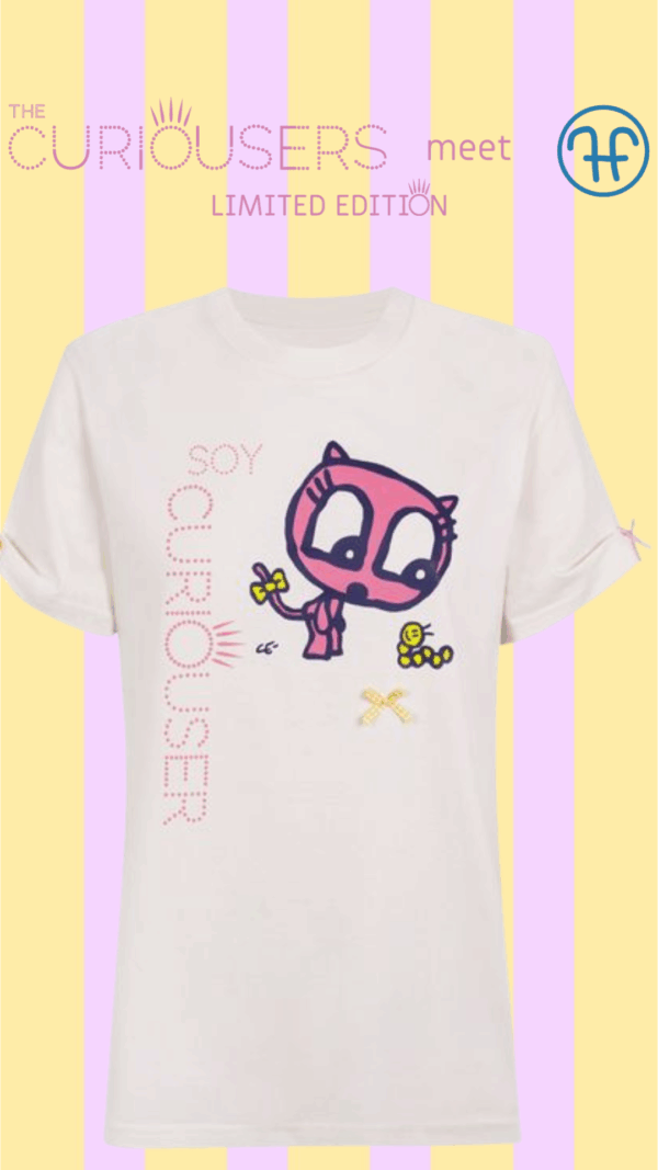 Camiseta Lady Soy Curiouser Tee / Limited Edition / The Curiousers meet Celipe Perroloco